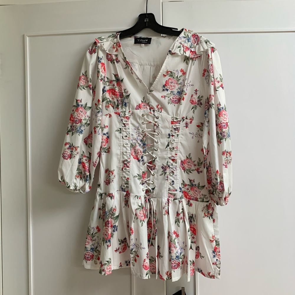 Floral cute dress summer dress Zim style